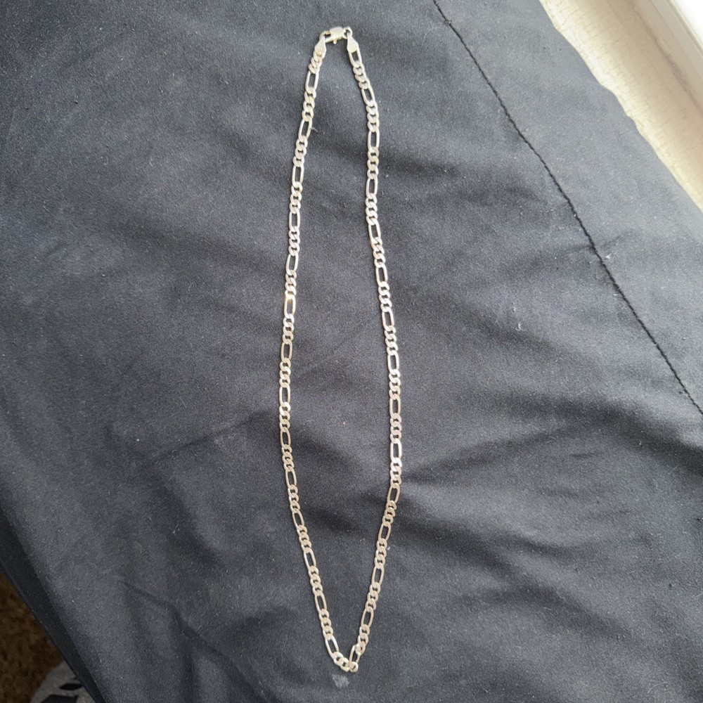 Men's 14k Gold Stamped Figaro Chain 24 Inches 