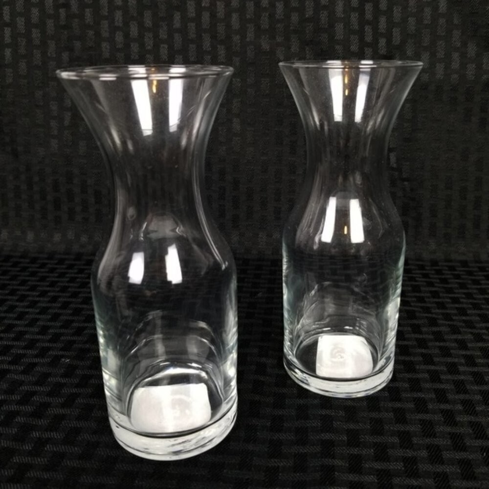 Mini Wine Decanters - 2 Single-Serving Glass Carafes for Wine Lovers