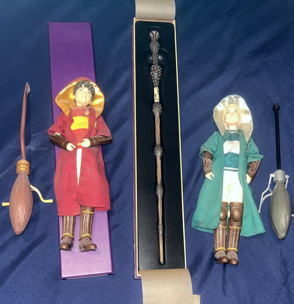 Universal Studios Wizardng Harry Potter ALBUS DUMBLEDORE Interactive Wand 2 Figu