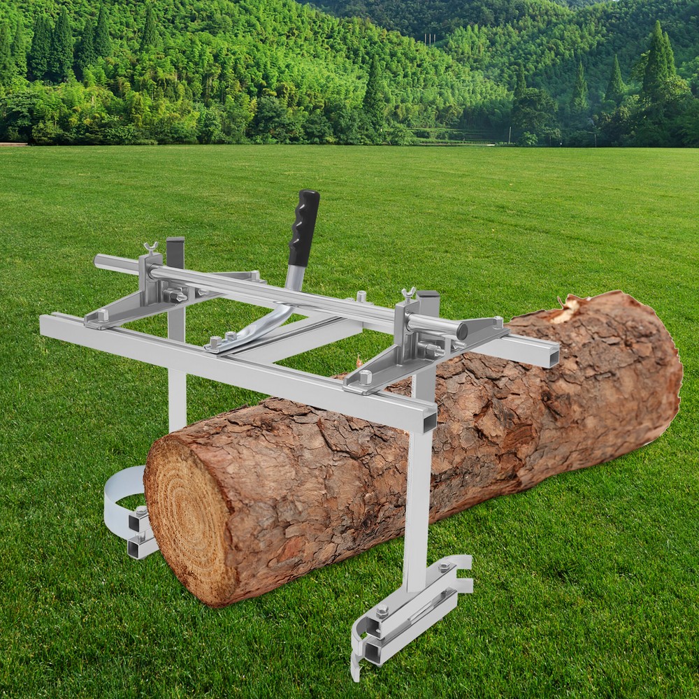 Portable Chainsaw Mill 14 to 24 Inch Guide Bar Lumber Cutting Sawmill for DIY Builders and Woodworkers