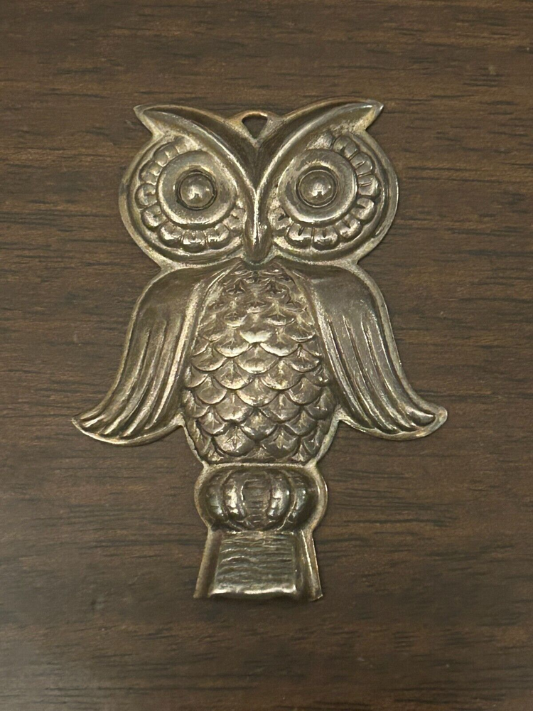 Vintage Reed & Barton Sterling Owl Whistle (1-1/4