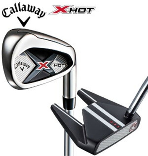 Callaway X HOT Iron Set with Eye Trax 7 Putter 8-Piece Graphite REG Shaft 6-P A S PT