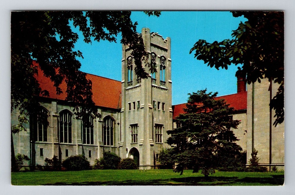 Vintage Postcard of Saint James Methodist Church in Danville Illinois