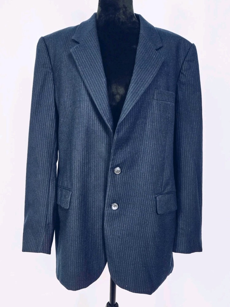 Vintage Yves Saint Laurent Pinstripe Men's Suit Blazer