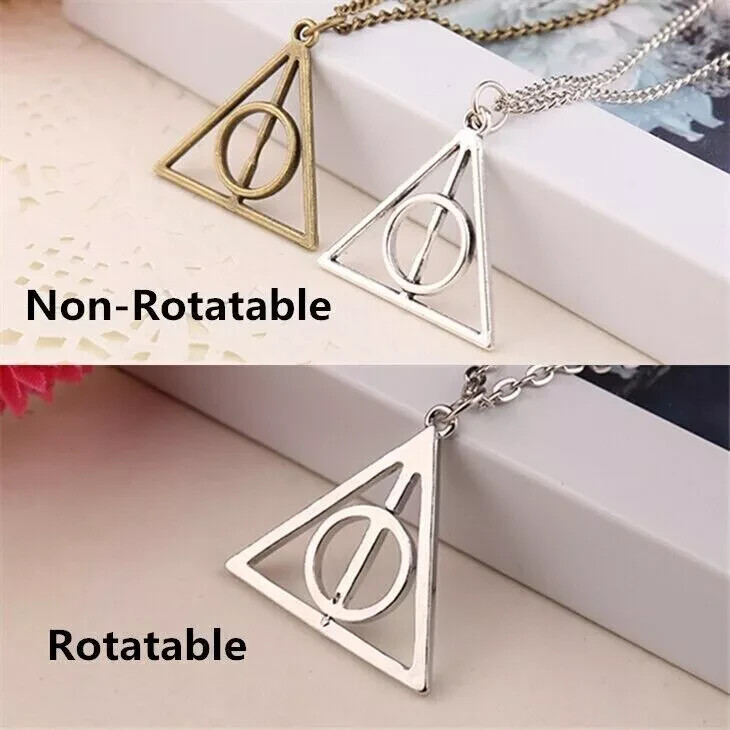 Sign of the Deathly Hallows Pendant Necklace Harry Potter Deathly Hallows Gift