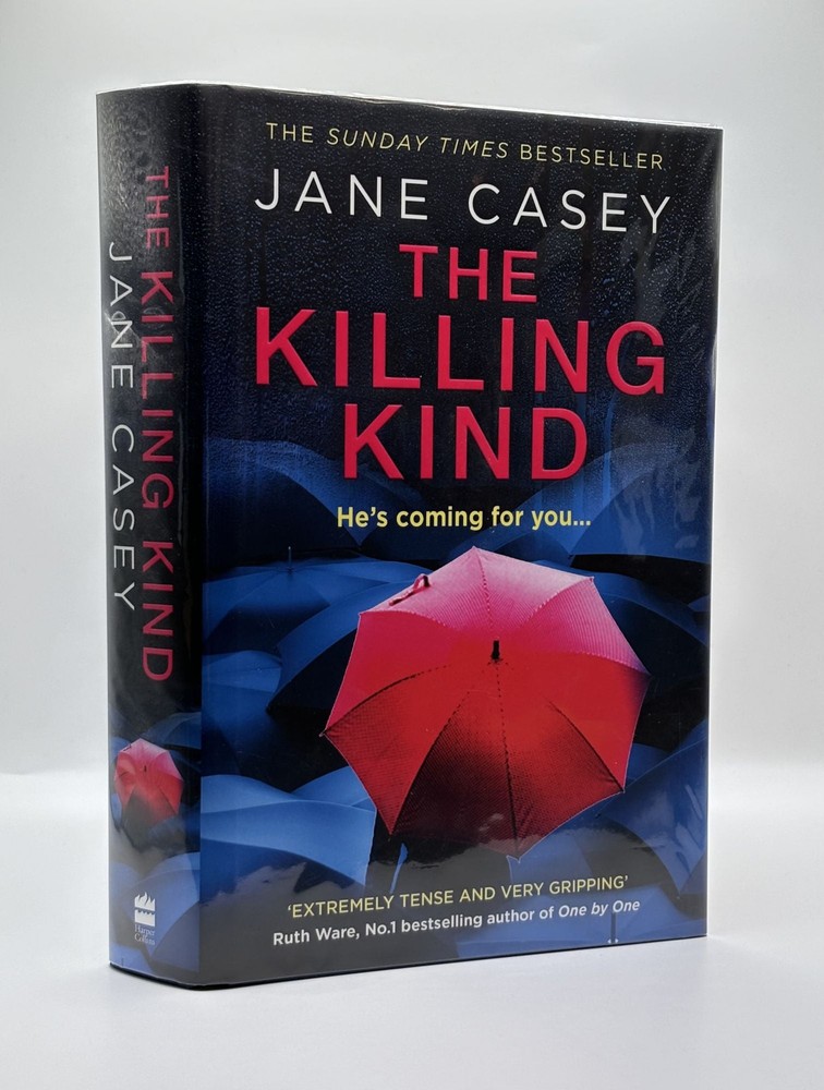 Jane Casey THE KILLING MIND Signed First Edition 2021 Hardcover Thriller