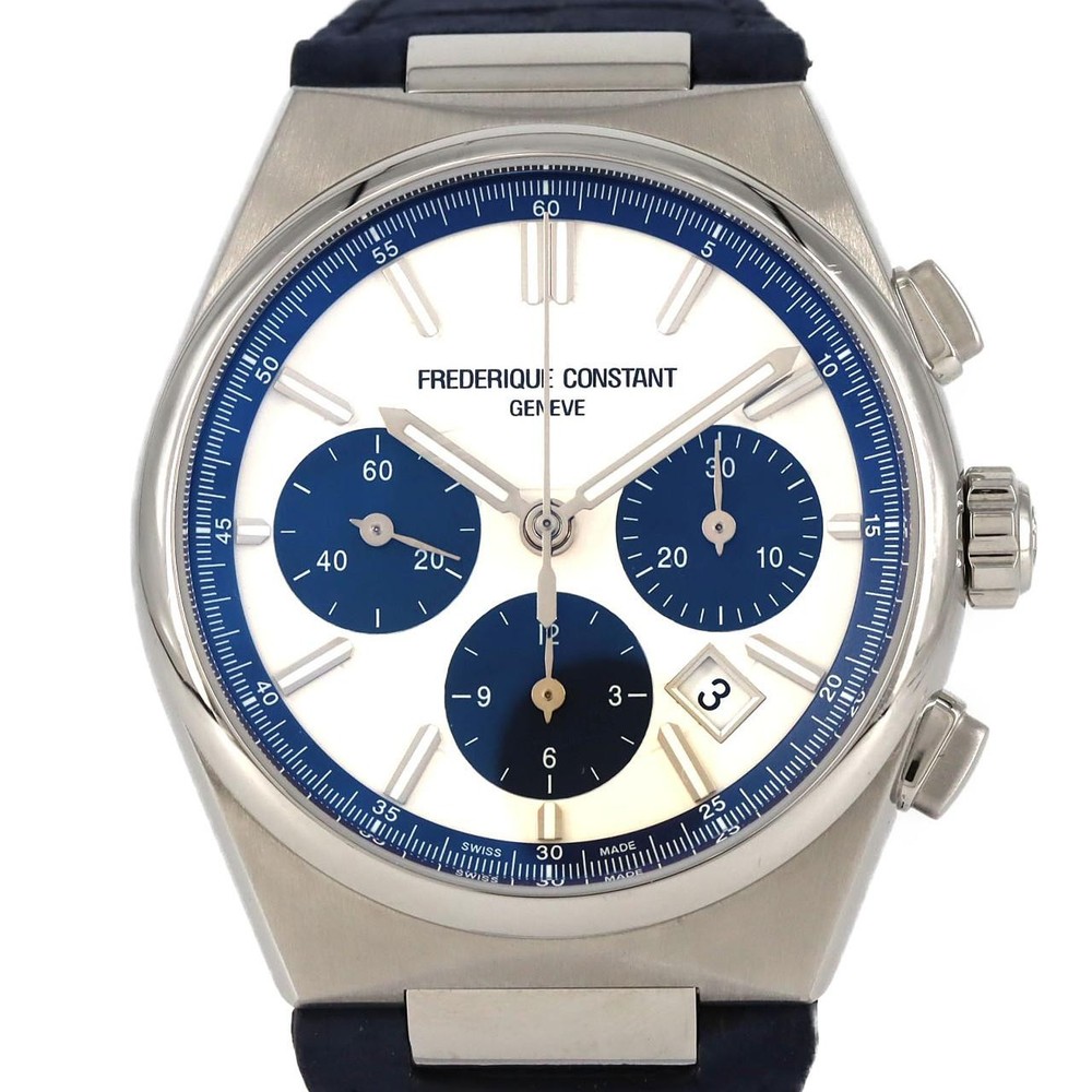 Authentic Frederique Constant Highlife Chronograph Limited FC-391WN4NH6 Stai...