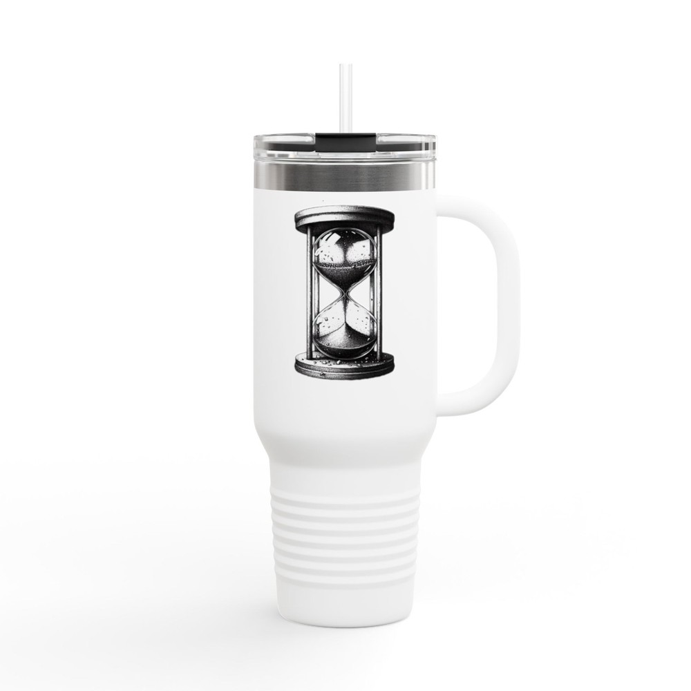40oz Elegant Hourglass Insulated Travel Mug for Coffee Lovers