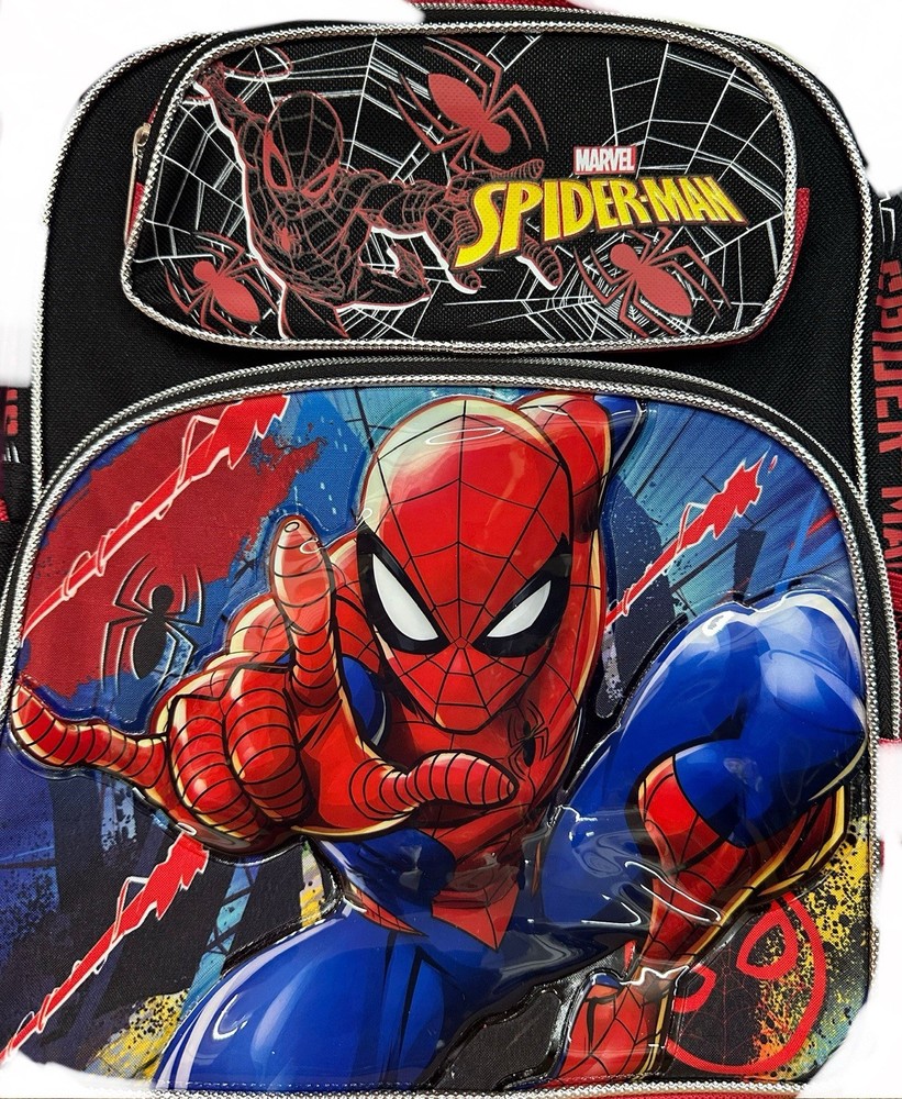 Small Backpack - Marvel - Spider - Jumping Attack Black 12