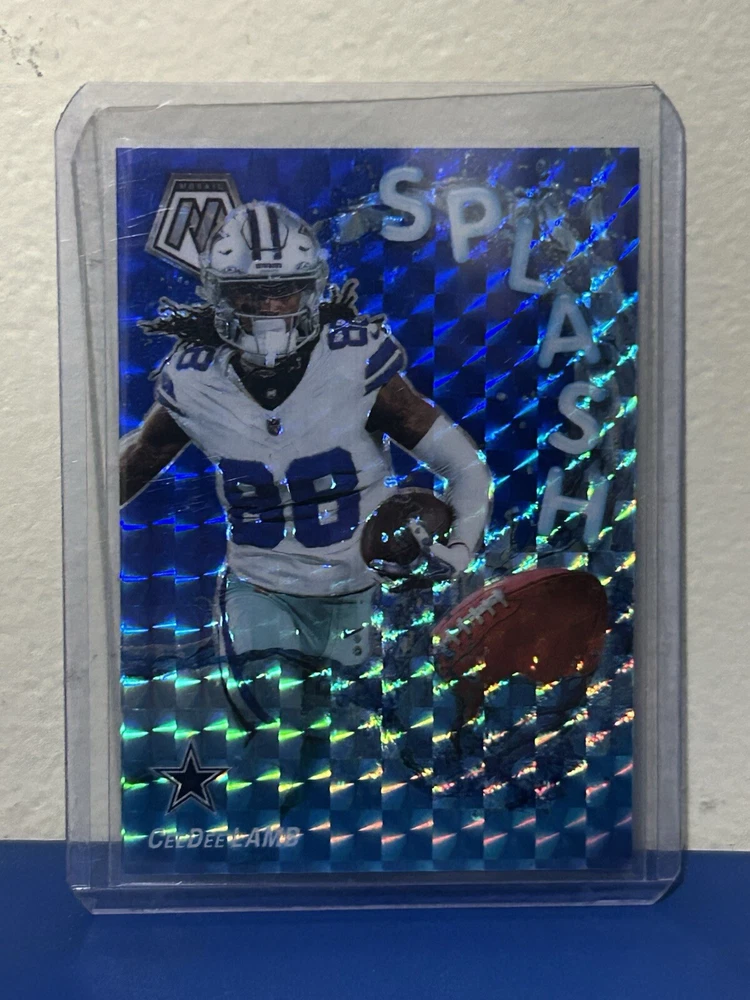 2024 Panini Mosaic - Splash Blue Mosaic Prizm #SS-CDL CeeDee Lamb /99