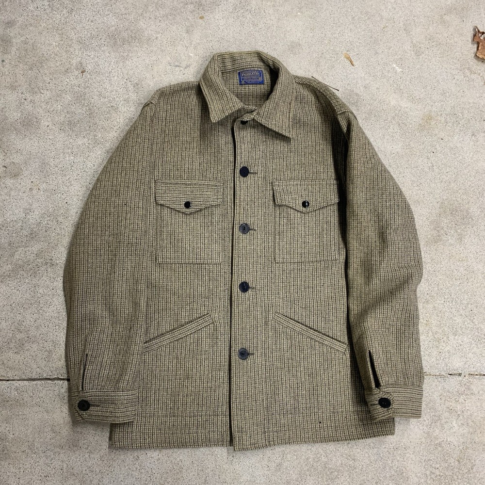 Vintage 70s Pendleton Wool Button up Jacket Coat