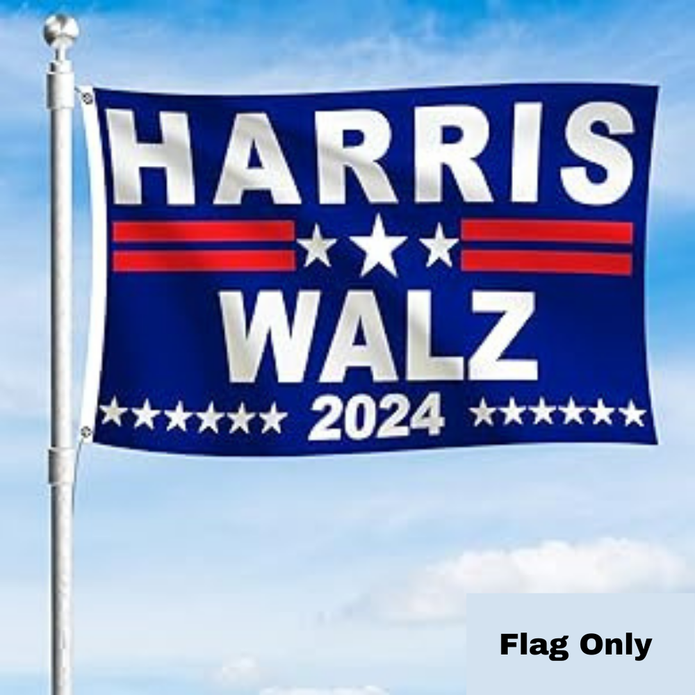 Kamala Harris Tim Walz 2024 Flag Harris for President 3x5 Ft Harris Walz Banner