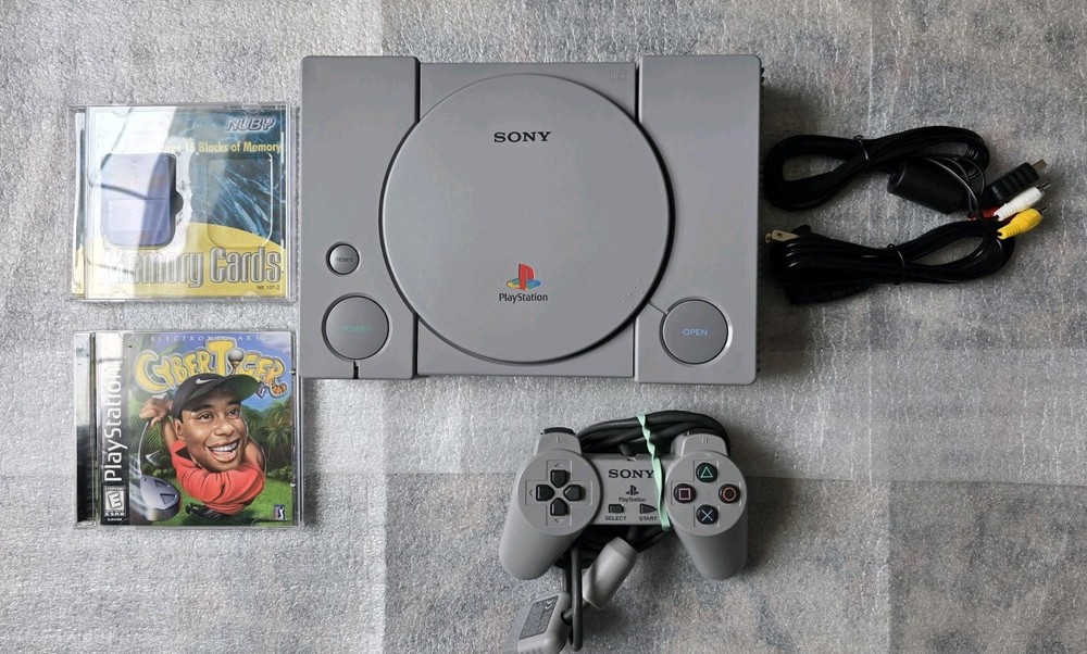Sony PlayStation 1 Classic Gaming Console with Original Design