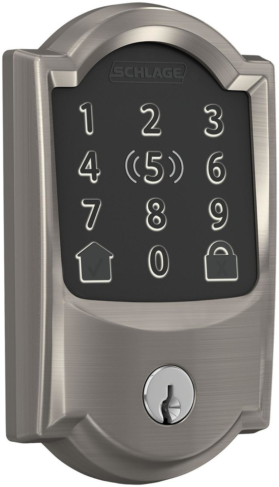 Schlage Encode Plus Camelot Smart Lock BE499WB-CAM with Touchscreen Keypad