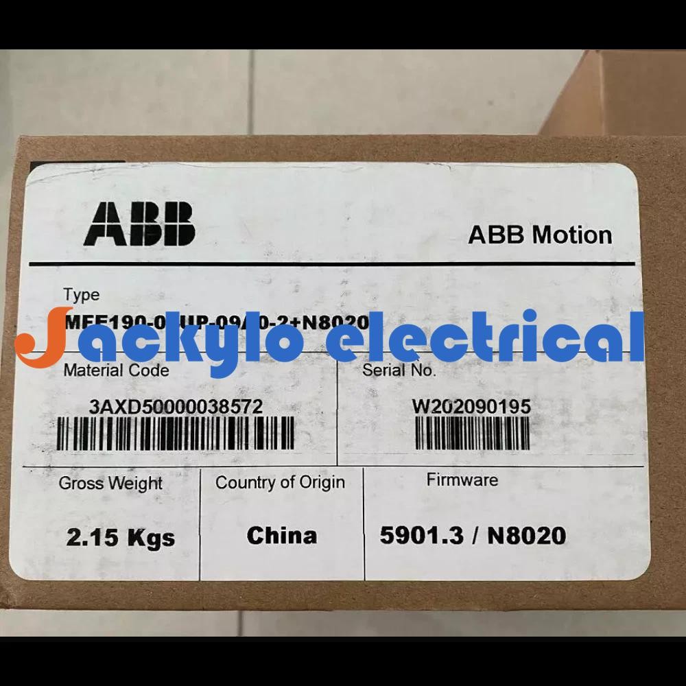 MFE190-04UP-09A0-2+N8020 ABB Servo Drive Brand New in Box!Spot Goods Zy