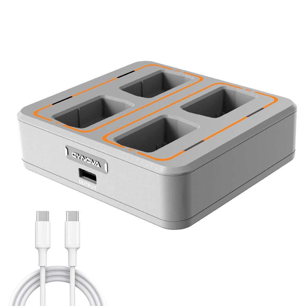 2-in-1 Portable Charger & Hub for DJI Mini 3 Pro Battery Dock