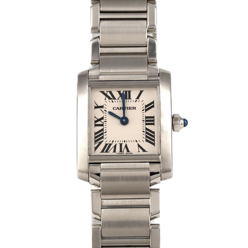 Authentic Cartier Tank Francaise Quartz Watch W51008Q3