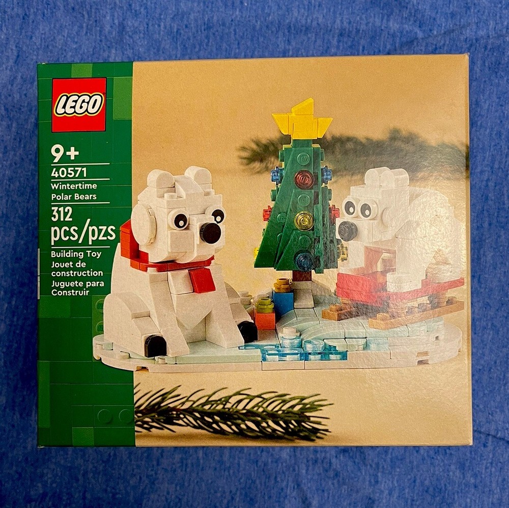 LEGO Wintertime Polar Bears Seasonal Set 40571-image