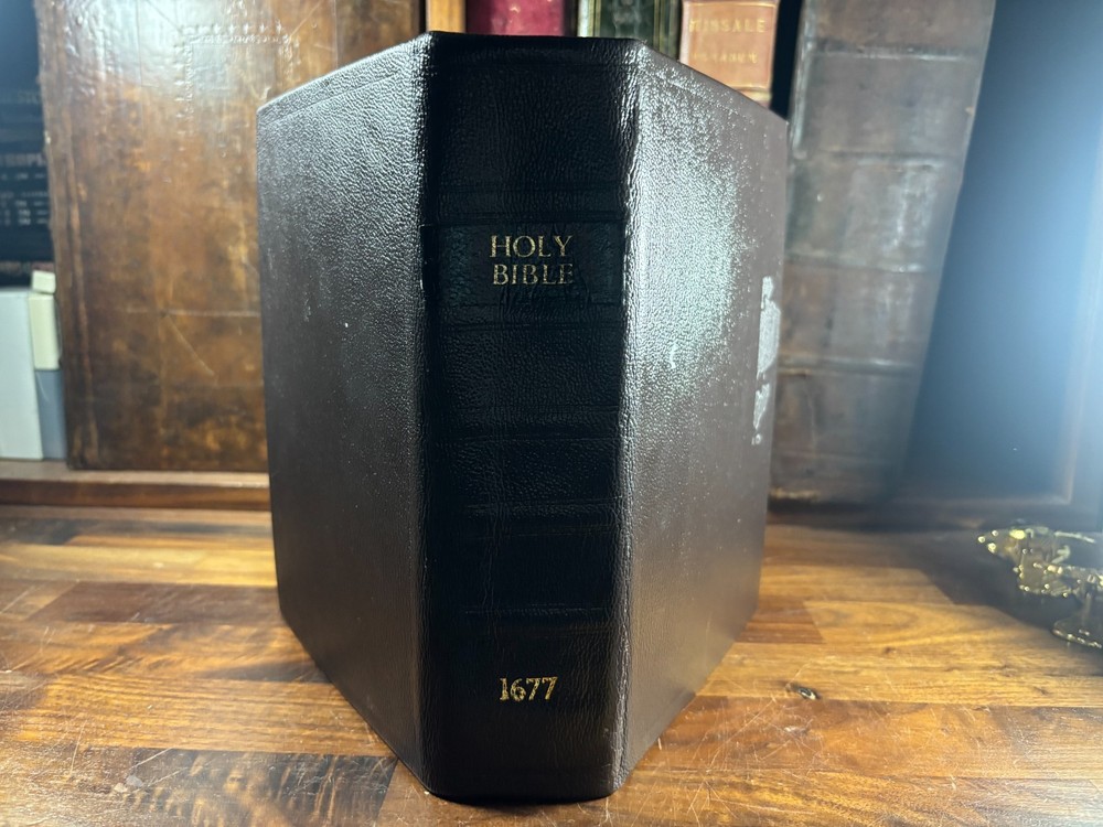 KJV Bible, Printed 1677 in Cambridge by John Hayes, W/ BCP,OT,APOC,NT and BOP