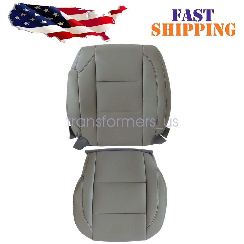 For 2004-2010 Infiniti QX56 Driver Bottom & Top Replacement Seat Cover Gray