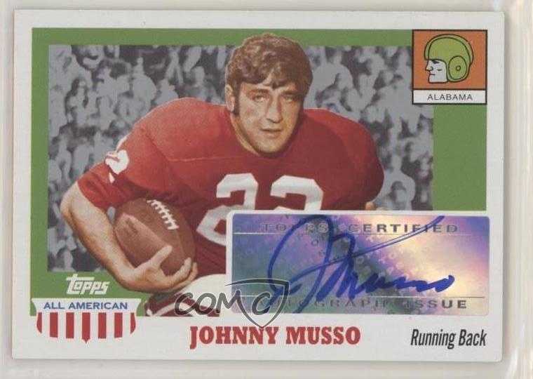 2005 Topps All American Retired Edition Auto Johnny Musso #A-JMU Auto
