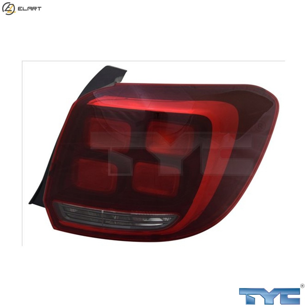TAIL LIGHT ASSEMBLY 11-14698-01-2 FOR DACIA H4B 400 0.9L 3cyl SANDERO II 1.5L