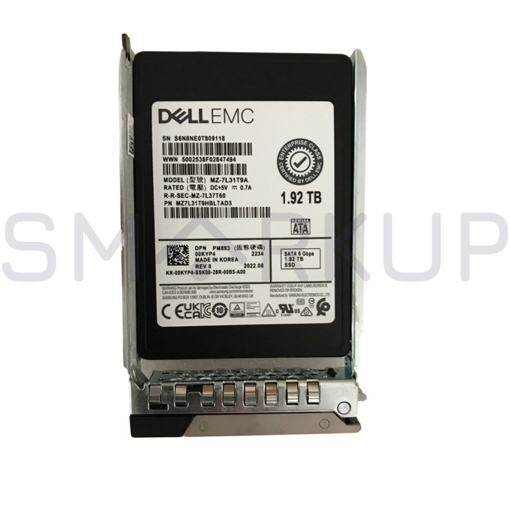 1PC New DELL 1.92TB SATA 6G SSD 2.5 Inch