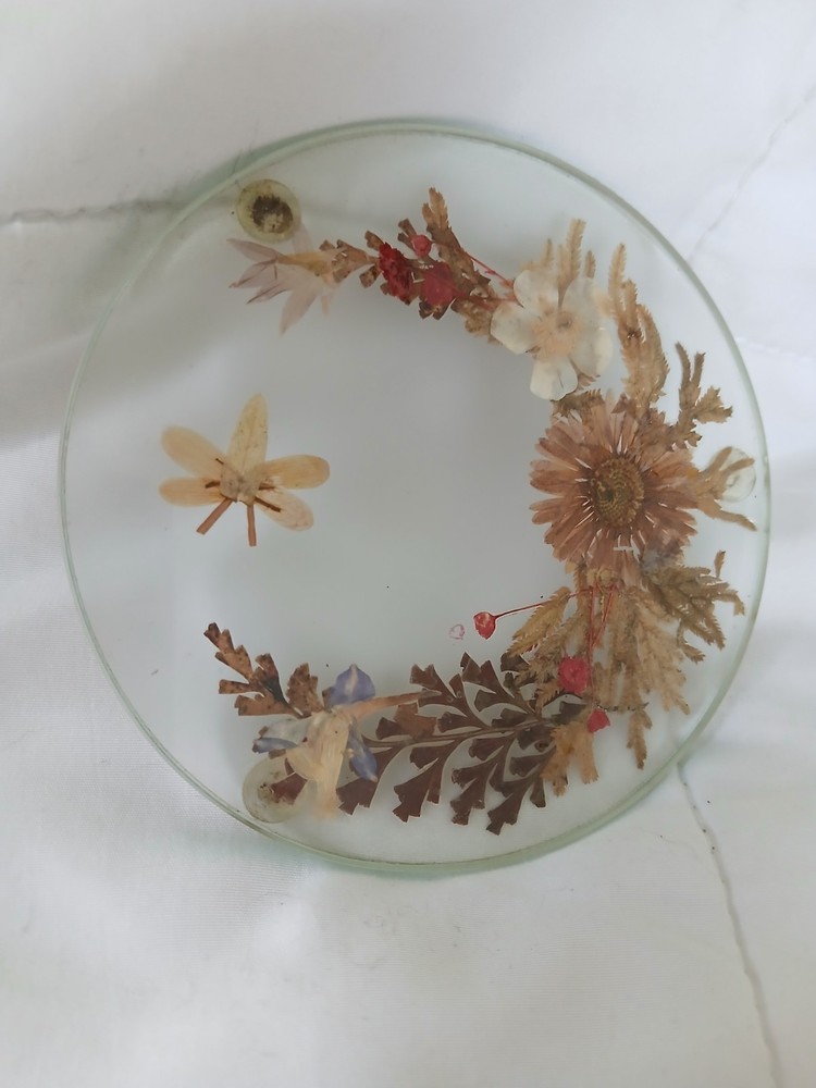 Floral Resin Coaster for Cups and Mugs