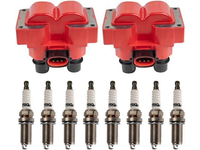TRQ Ignition Coil and Spark Plug Kit fits Lincoln Continental 1995-1997 72XCGT