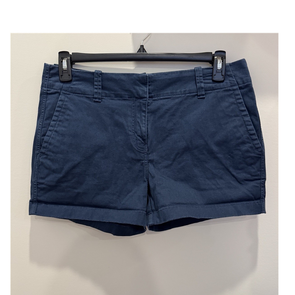 Vineyard Vines Navy Women's Twill Cotton Stretch Shorts 3.5