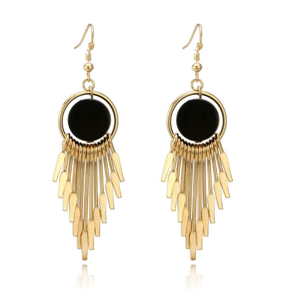 Bold Wedding Dangle Drop Earrings for Women - Trendy Exaggerated Jewelry