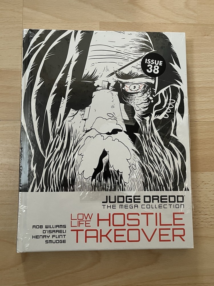 JUDGE DREDD MEGA COLLECTION : #20 LOW LIFE HOSTILE TAKEOVER NOVEL BOOK - SEALED