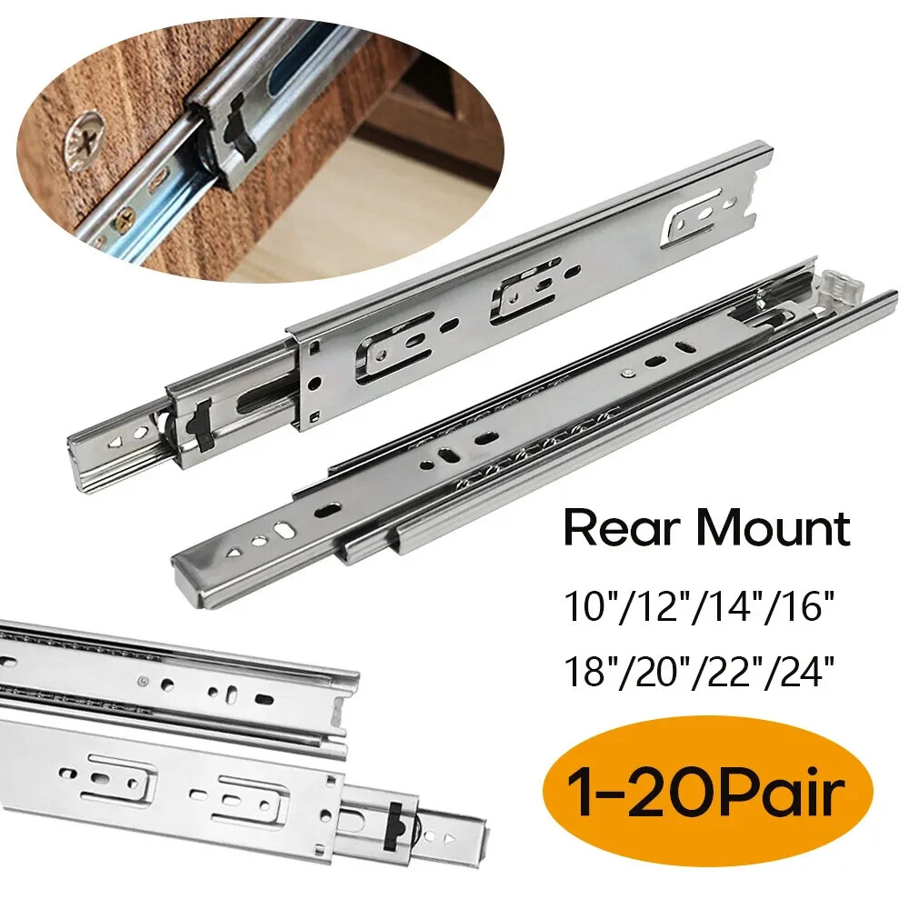 Heavy Duty Ball Bearing Drawer Slides Full Extension 10