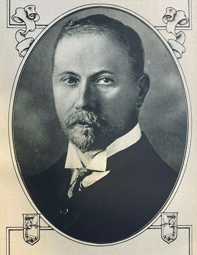 1917 Vintage WWI Illustration South African General J. C. Smuts