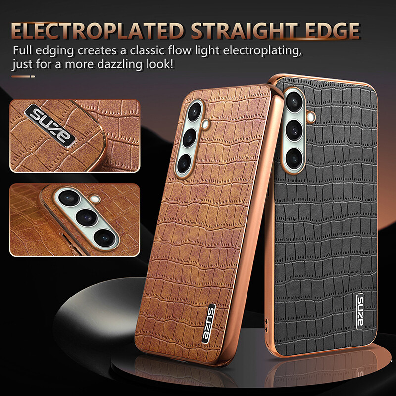 Samsung Galaxy A36 Luxury Crocodile Pattern PU Leather Case