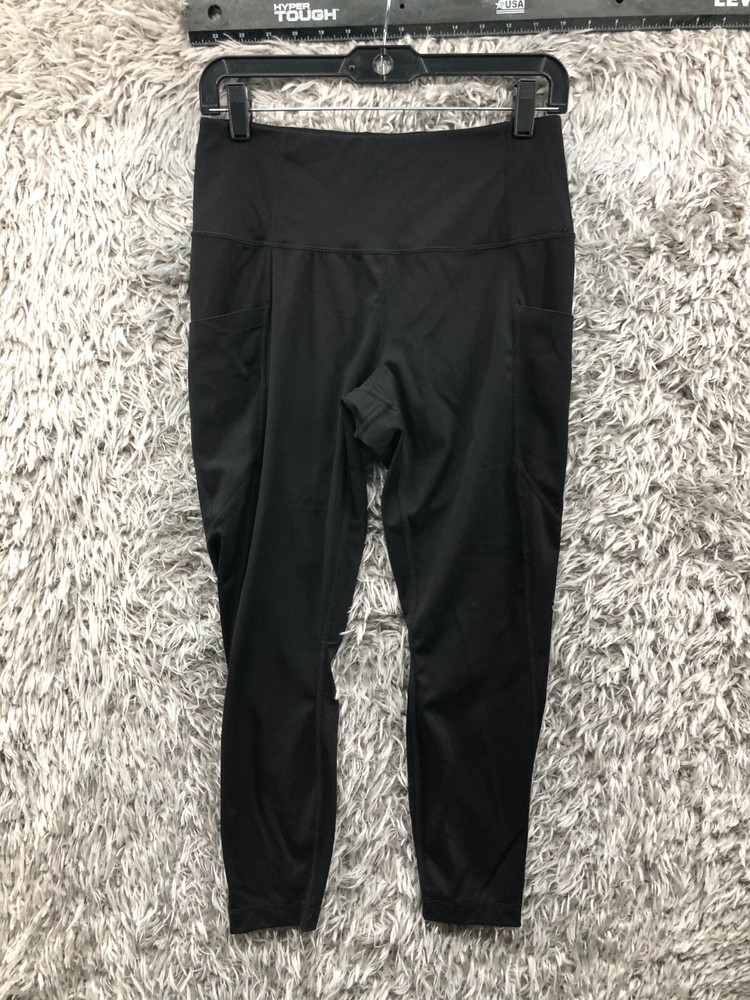 Members Mark Black High-Rise Ankle Leggings XL Pull-On Comfort-image