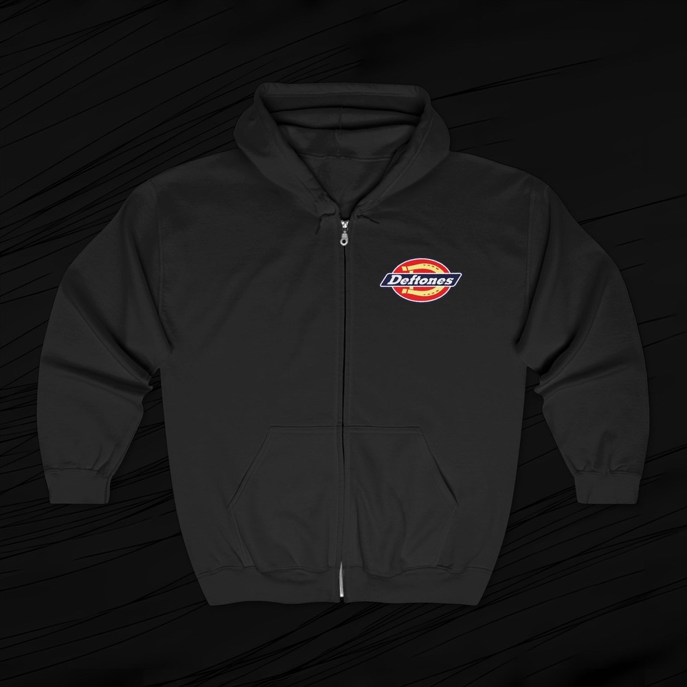 Deftones Dickies Zip Up Hoodie - Official Alternative Metal Band Merch