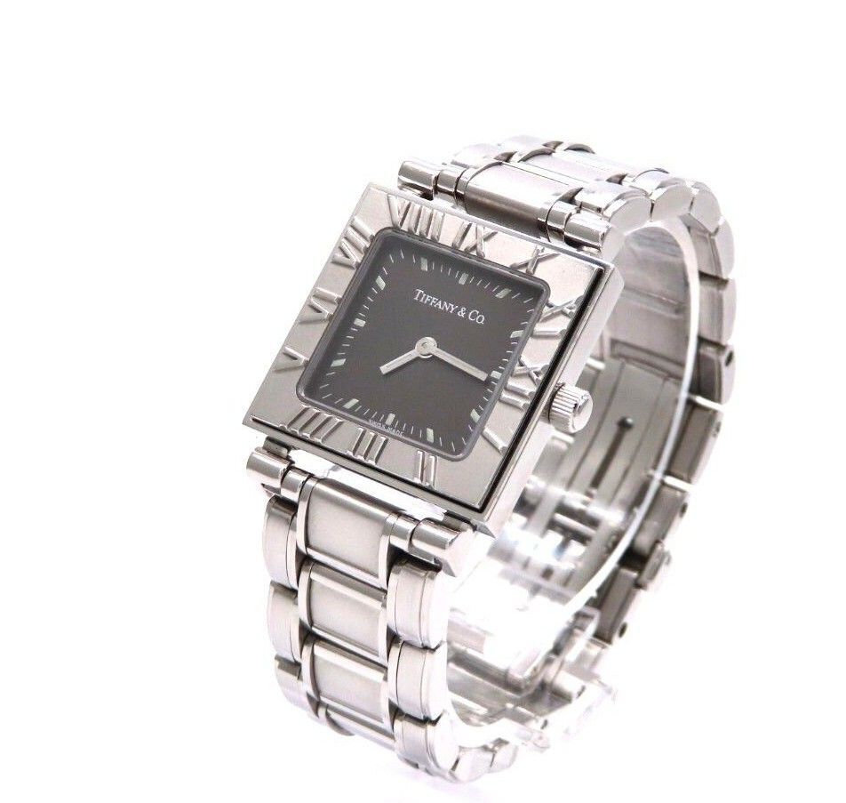 Atlas Square TIFFANY Co. Tiffany Co. Watch Black Women s Extreme Beauty