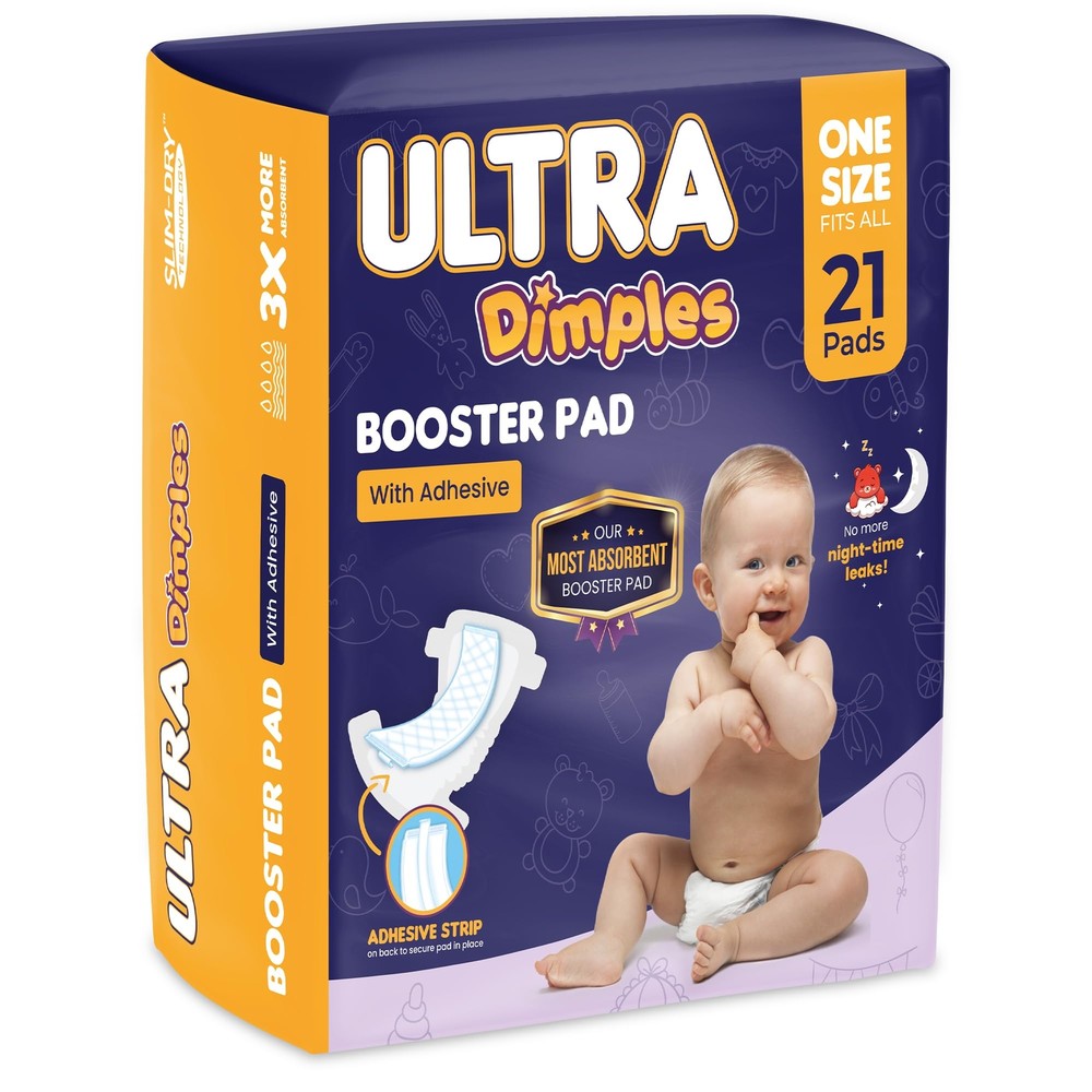 Ultra Dimples Diaper Booster Pads | Our Most Absorbent Diaper Inserts Ever | ...