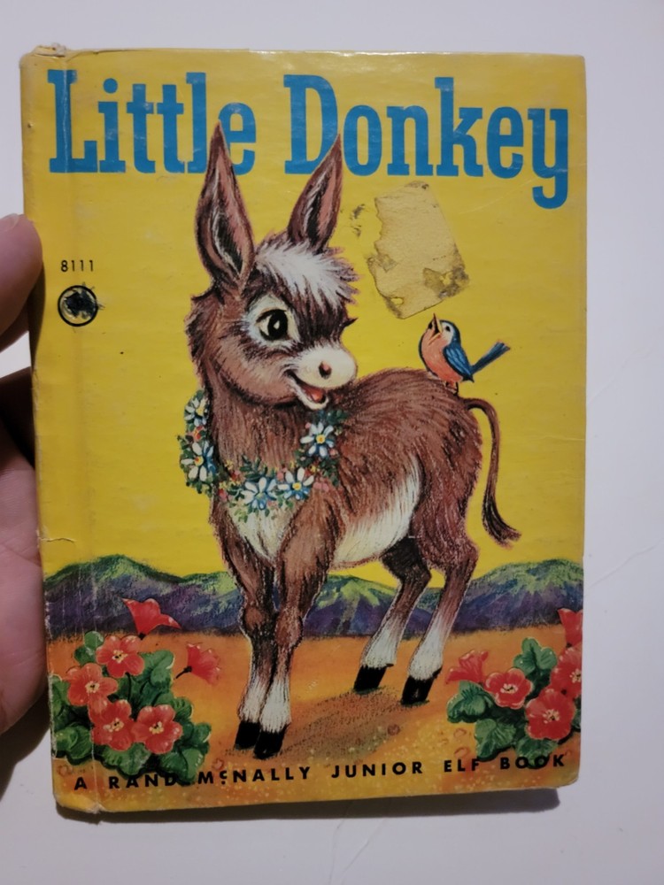 LITTLE DONKEY JUNIOR ELF BOOK-1964-By JESSICA POTTER BRODERICK