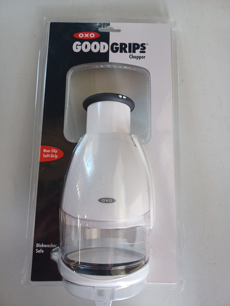 OXO Good Grips Stainless Steel Manual Vegetable Chopper with Sharp Blade for Onions and More