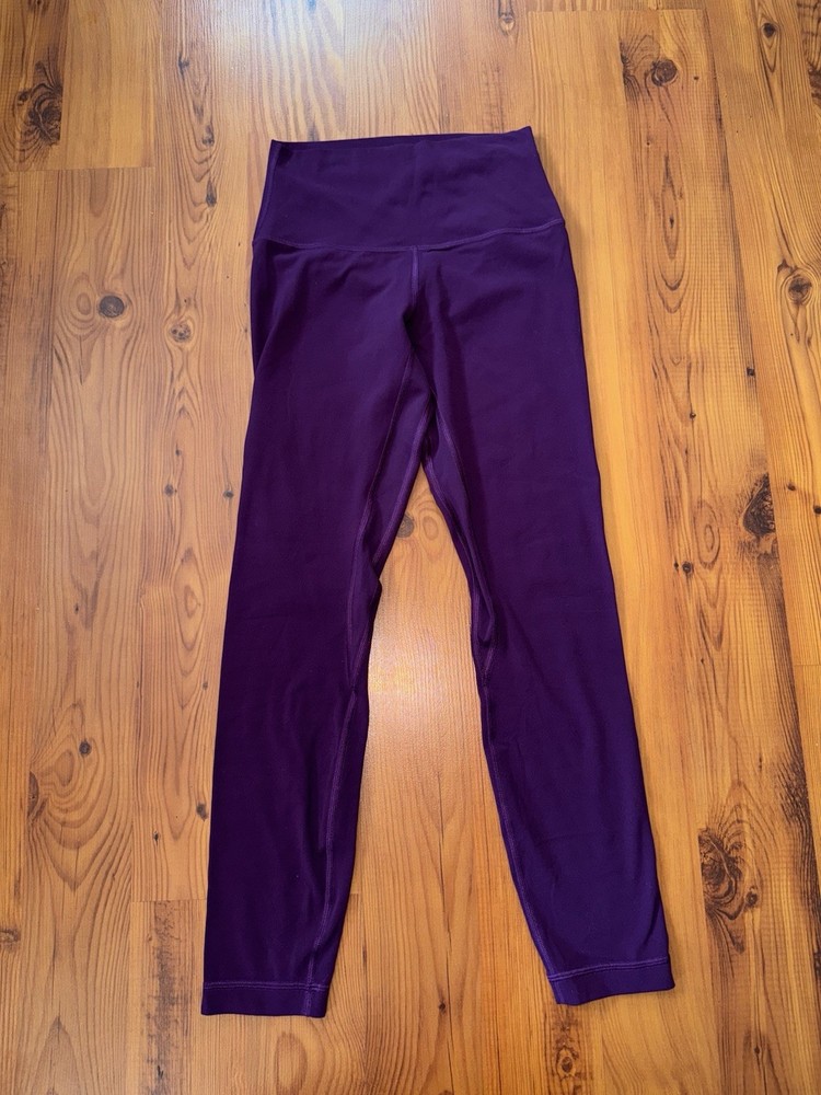 Lululemon Womens Size 4 Purple Athletic Yoga Workout Leggings