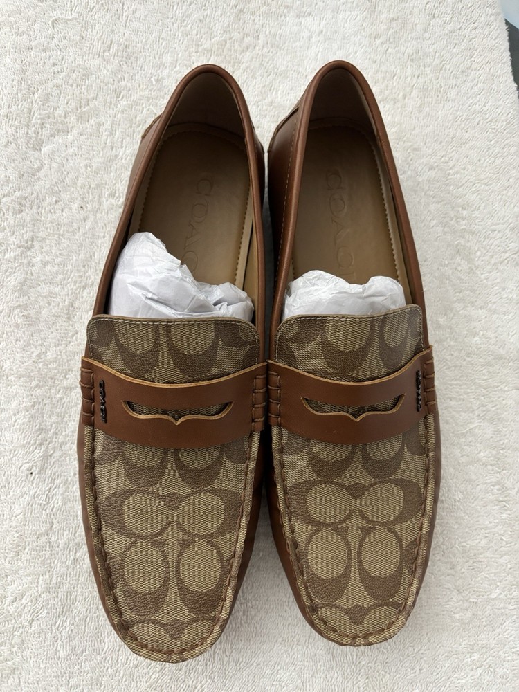Men's Coach Mott Driver PVC Loafers – Stylish & Comfortable  