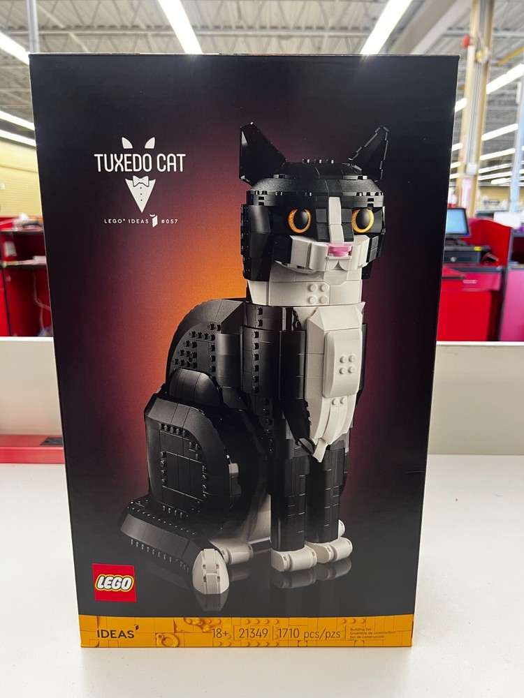 lego ideas tuxedo cat 21349