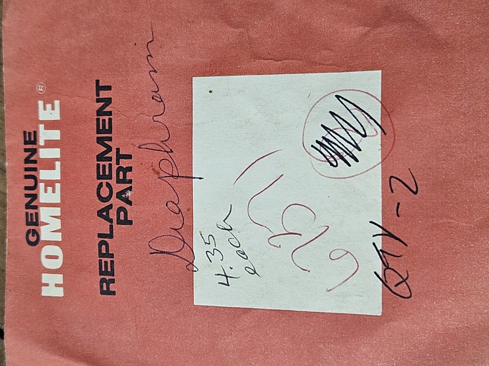 Homelite Diaphragm Part #67371 - New Old Stock - Pack of 2