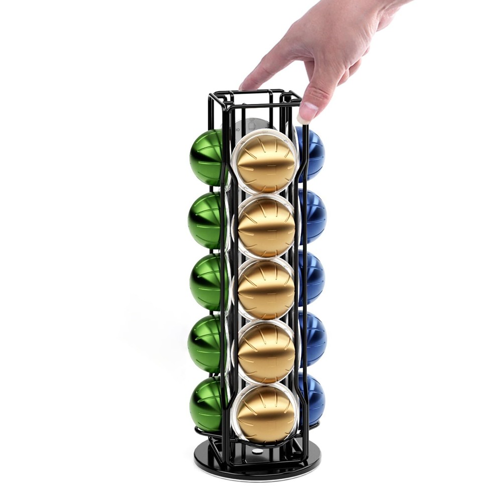 SEVENLINE 20-Count Vertuo Pod Holder for Nespresso Vertuo Machines