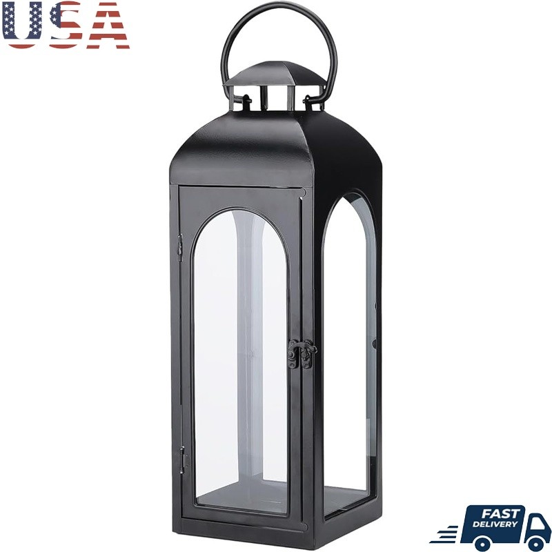 Metal Lantern Candle Centerpiece Indoor Outdoor Decor Wedding Party Events New