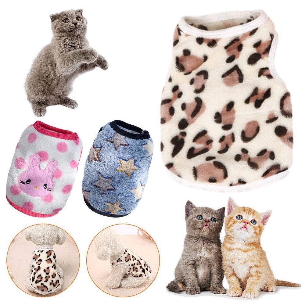 Winter Clothes Puppy Vest Outfits Pet Dog Warm Coat Fleece Jumper Sweater ν]  ψ;