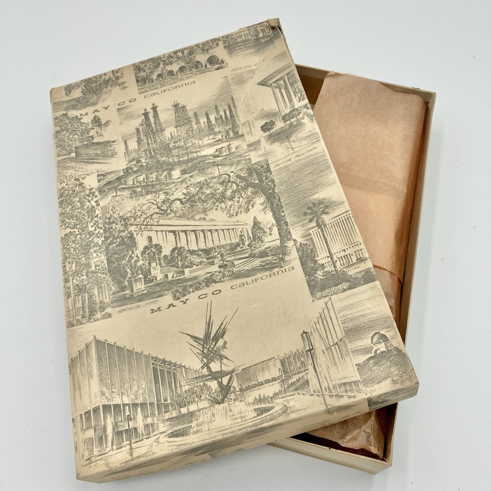 Vintage May Co California Department Store Box Ephemera Defunct Retail 11x7