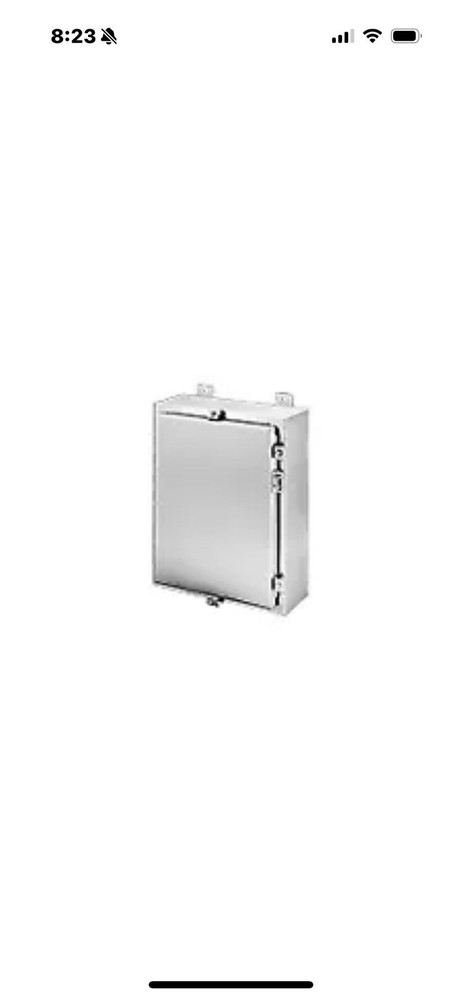 Hoffman A16H1208SSLP Wall-Mount Enclosure Type 4x Stainless Steel 304